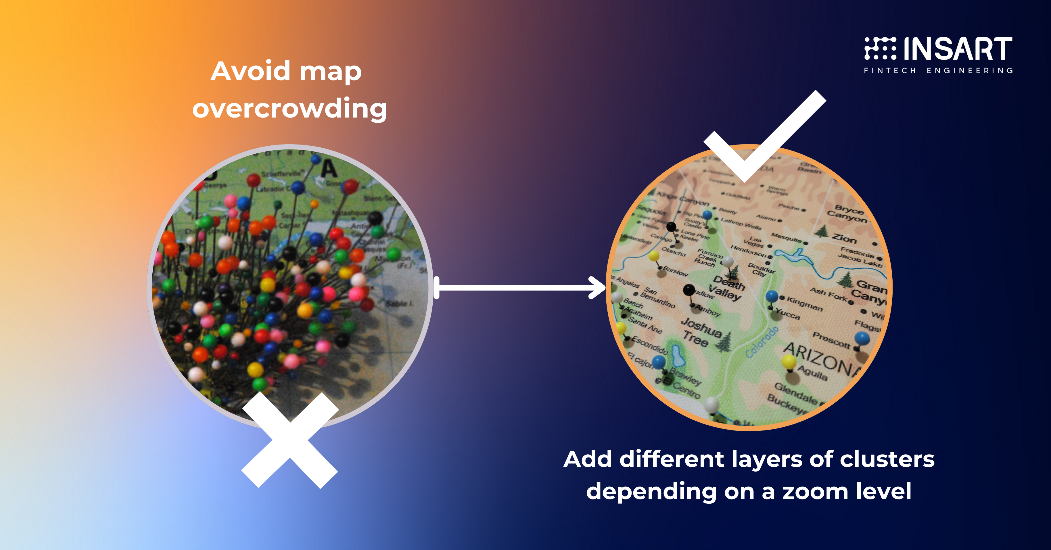 Avoid map overcrowding